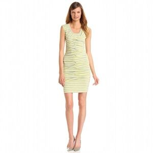 Nicole Miller Women’s Striped Bodycon Jersey Dress Small